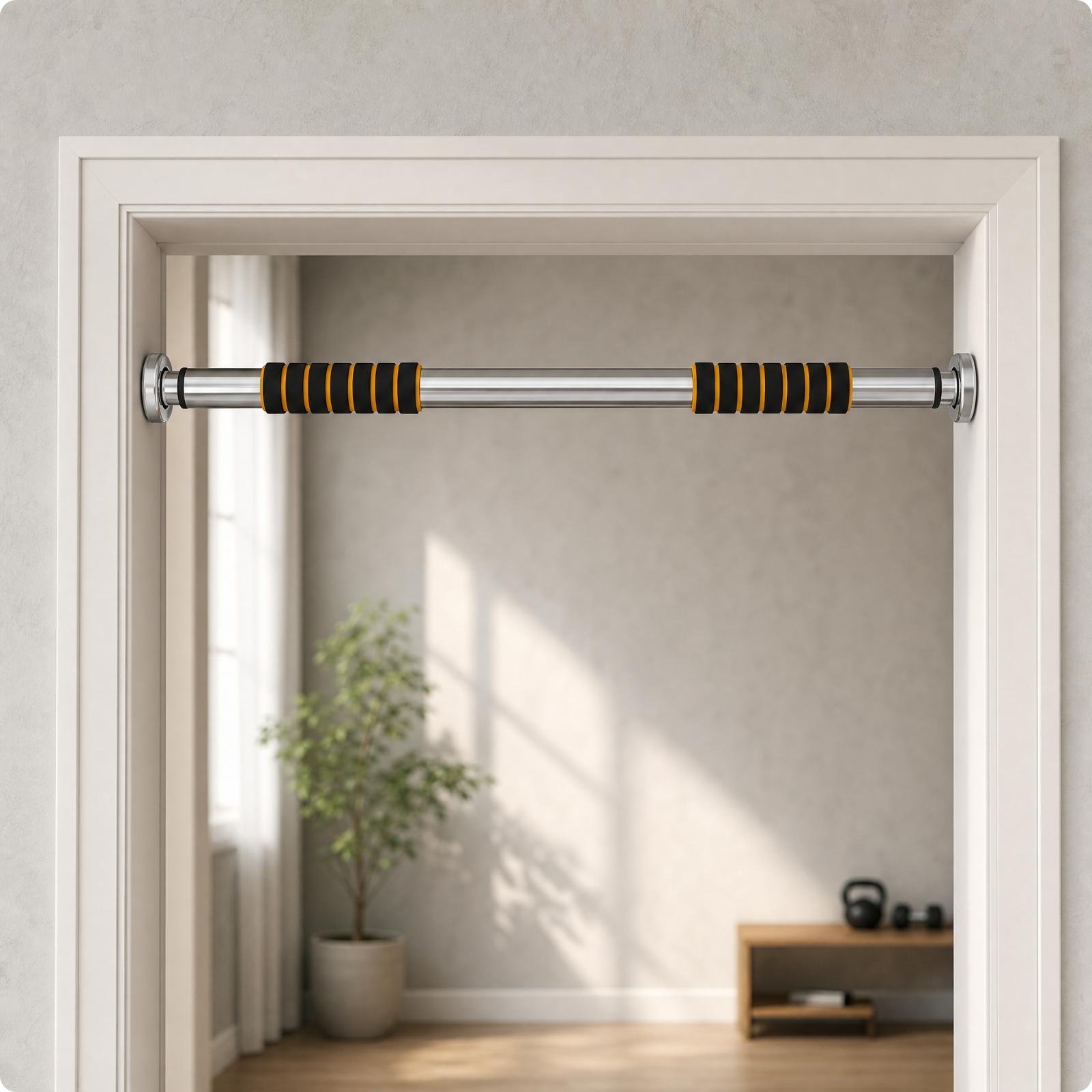 Door Pull Up Bar No Screw - Portable Door Frame Chin Up Bar