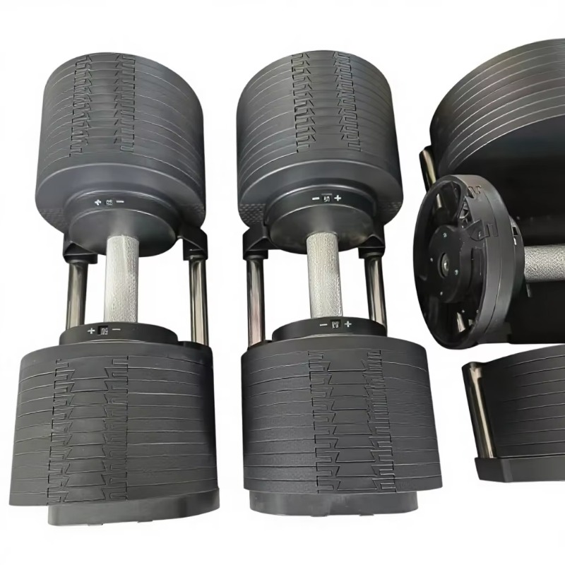 Adjustable Dumbbell Pair 40Kg - Adjustable Plate Loaded Dumbbell Set 50