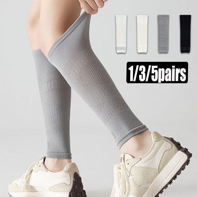 Cycling - 1/3/5 Pairs Calf Compression Sleeves women