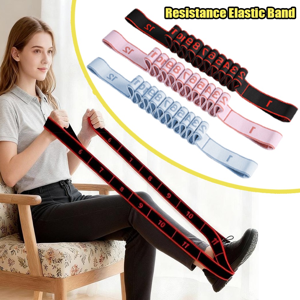 Pilates Bar Kit With Resistance Bands - Yoga Pilates Resistance Bands Numbered Fabric