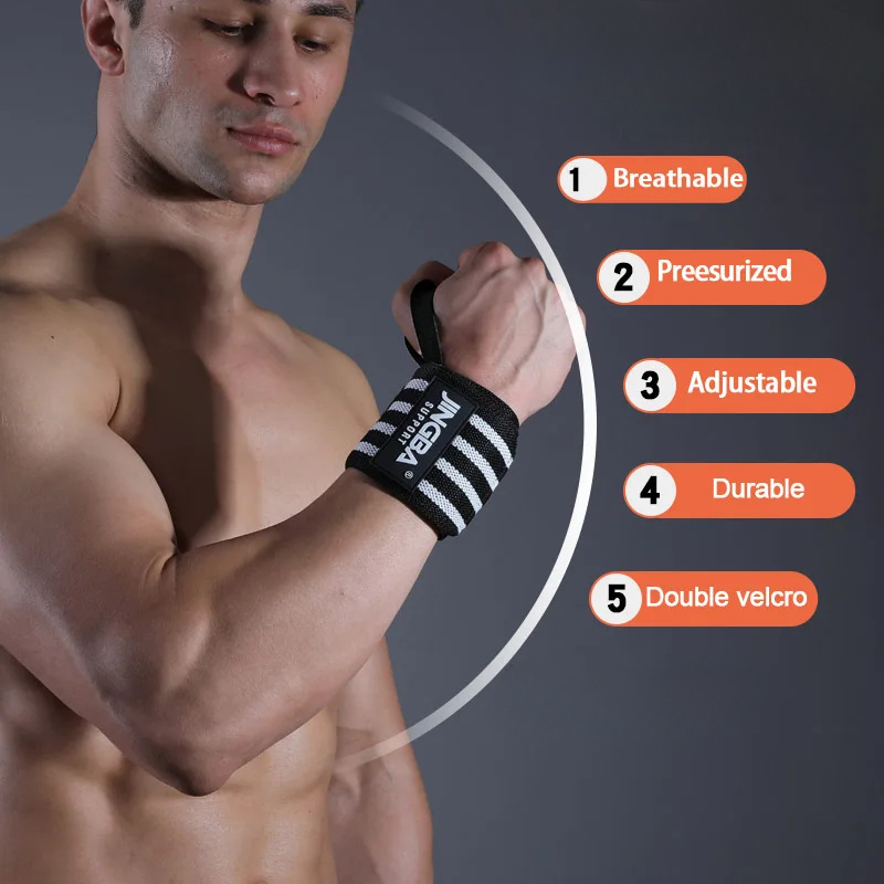 1Pc Wristband Wrist Support Br - Wrist Wraps Weightlifting Support 评论和价格