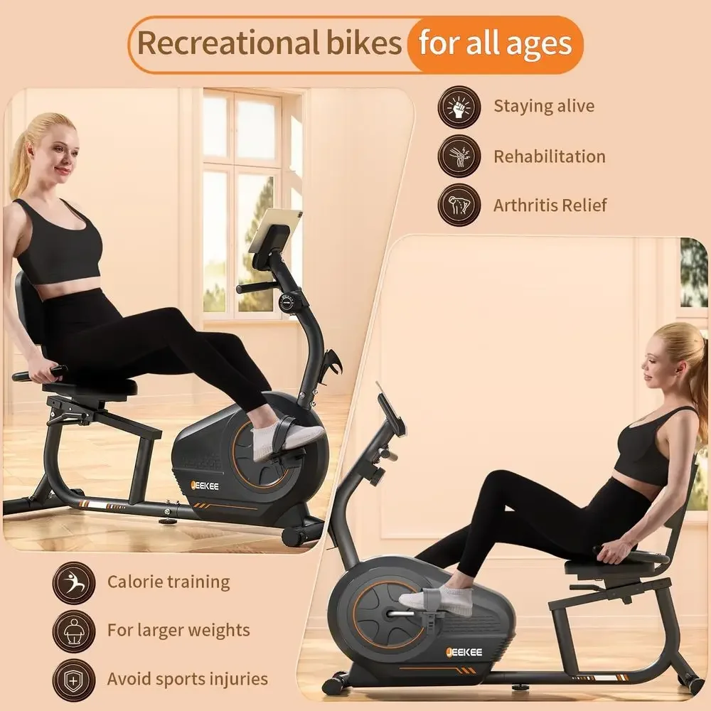 Heavy-Duty 400LB Capacity Magn - Exercise Bike Magnetic Resistance 评论和价格