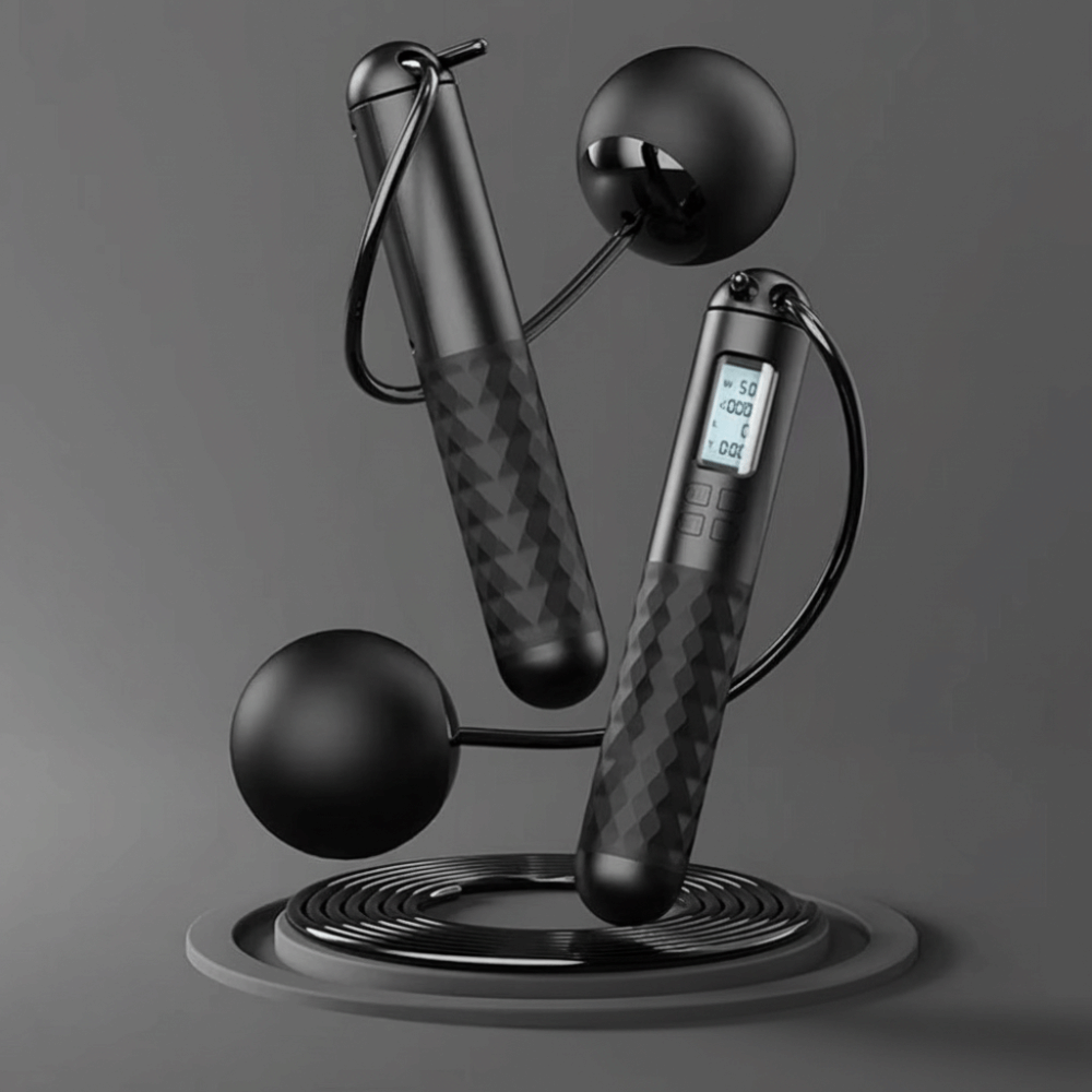 Portable Cordless Ropeless Jum - Smart Jump Rope Digital Counter 评论和价格