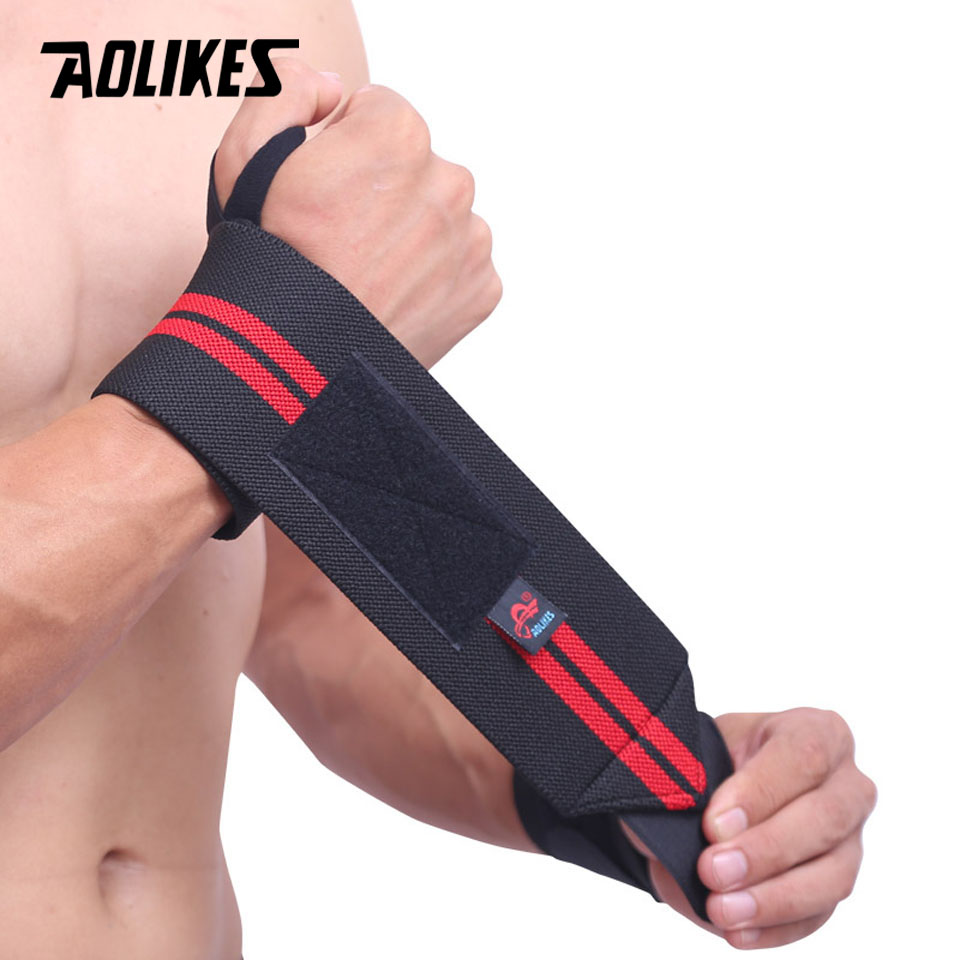 AOLIKES 1 Pair Wristband Wrist - Wrist Wraps Weightlifting Support 评论和价格