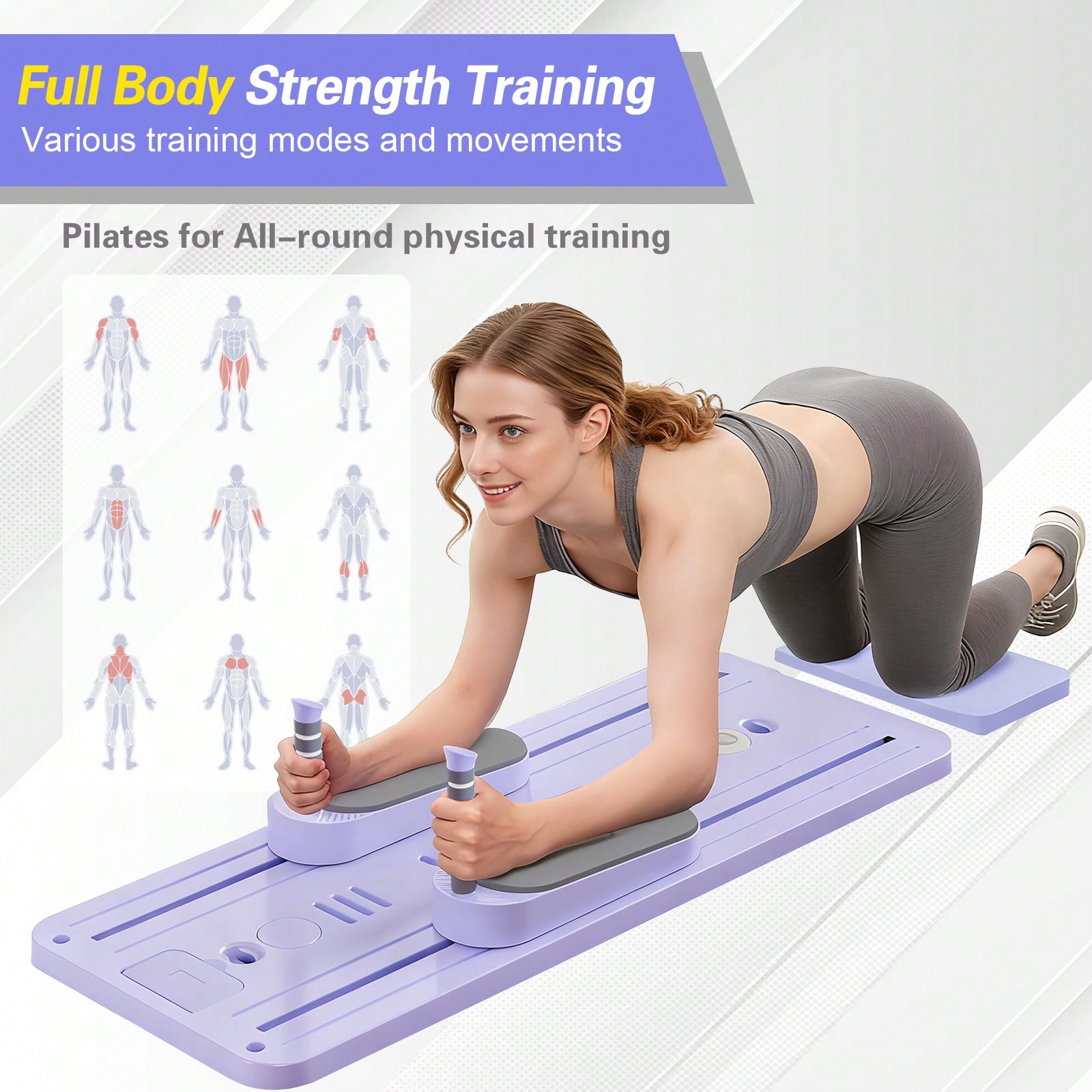 Pilates Reformer With Bar, Pil - Fitness Equipment 评论和价格