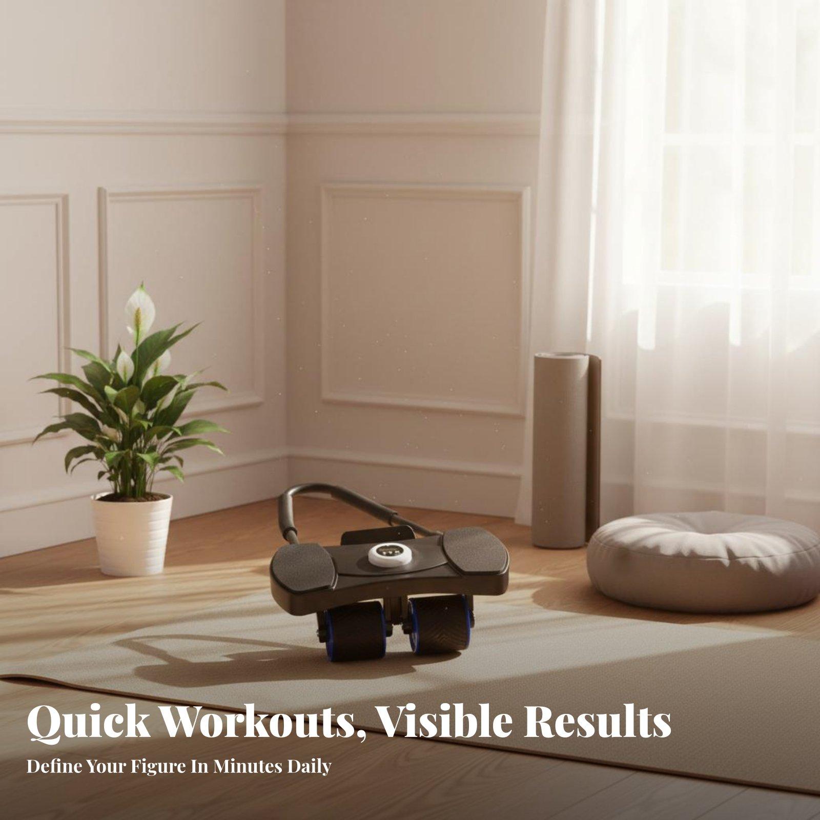 Core Exercise Equipment Abdomi - Ab Roller Wheel With Elbow Support 评论和价格