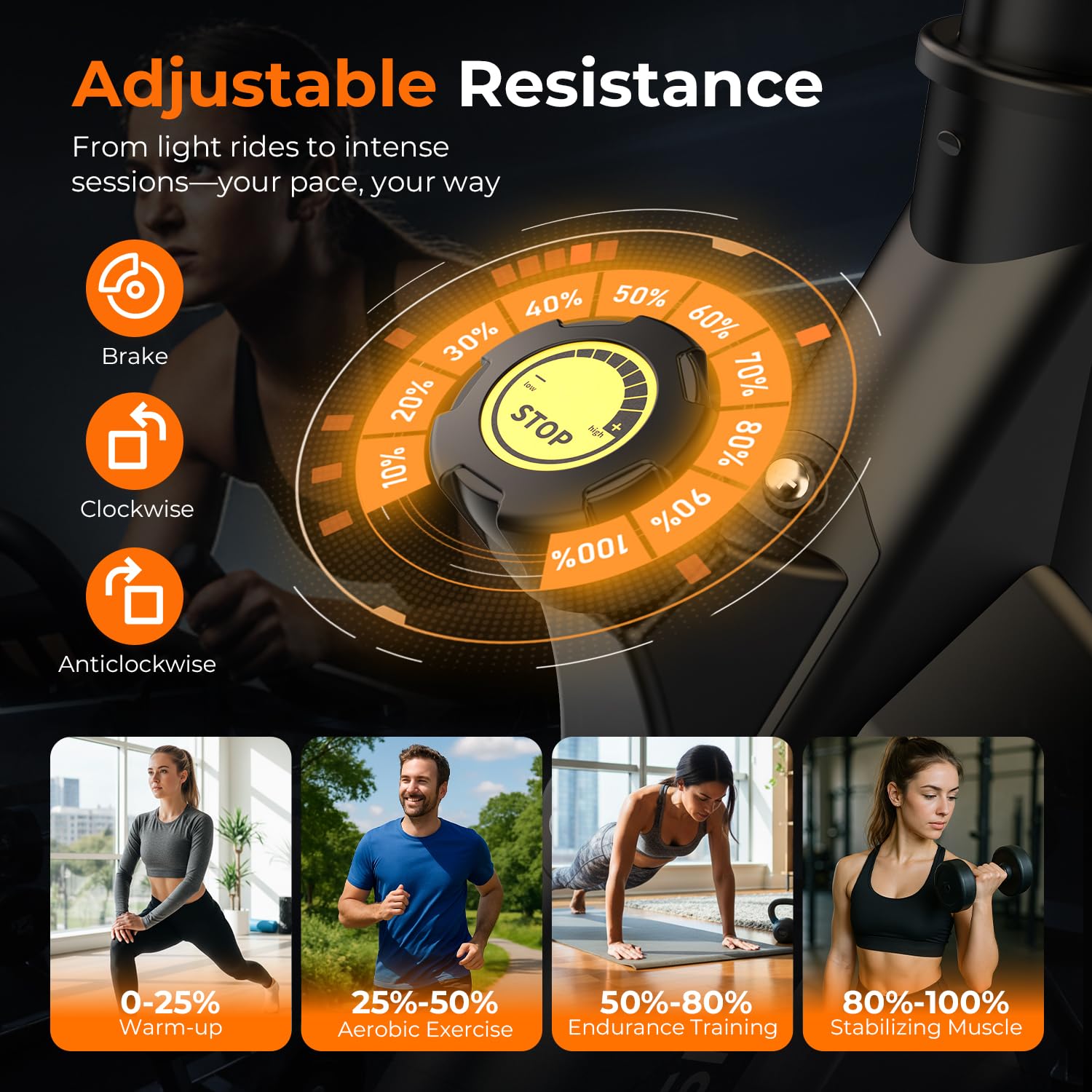 Exercise Bike Magnetic Resista - Exercise Bike Magnetic Resistance 评论和价格