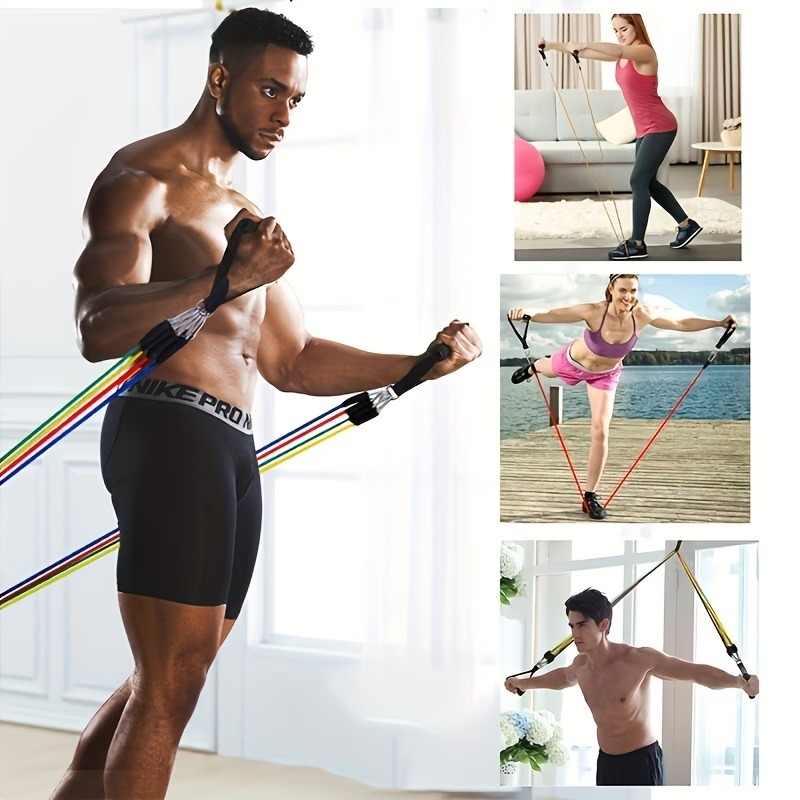 Resistance Band Set with Door  - Resistance Bands Set With Handles 评论和价格