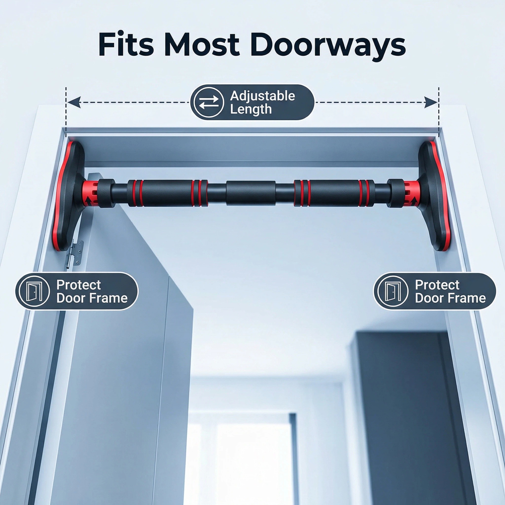 Pull up barMultifunctional Doo - Door Pull Up Bar No Screw 评论和价格