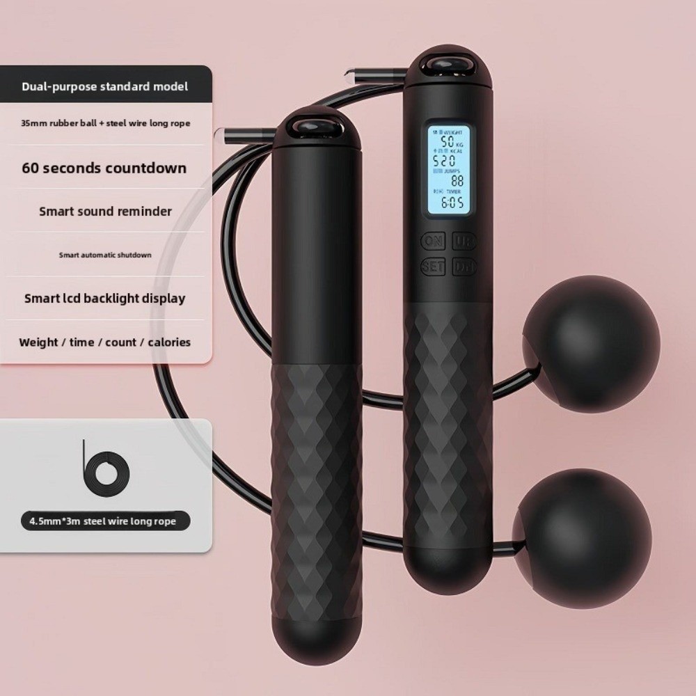 Portable Cordless Ropeless Jum - Smart Jump Rope Digital Counter 评论和价格