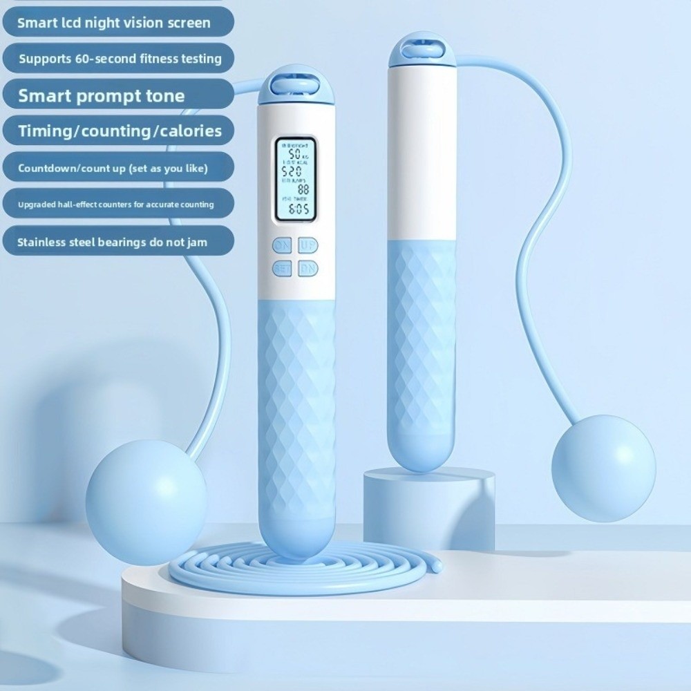 Portable Cordless Ropeless Jum - Smart Jump Rope Digital Counter 评论和价格