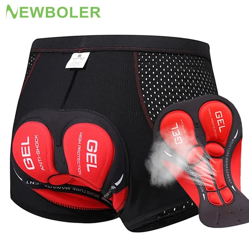 NEWBOLER Men's MTB Cycling Sho - Padded Cycling Shorts 5D Gel 评论和价格
