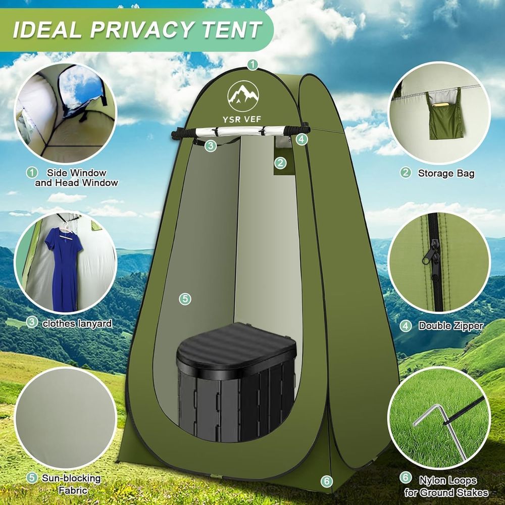 Portable Toilet Kit, Camping T - Camping 评论和价格
