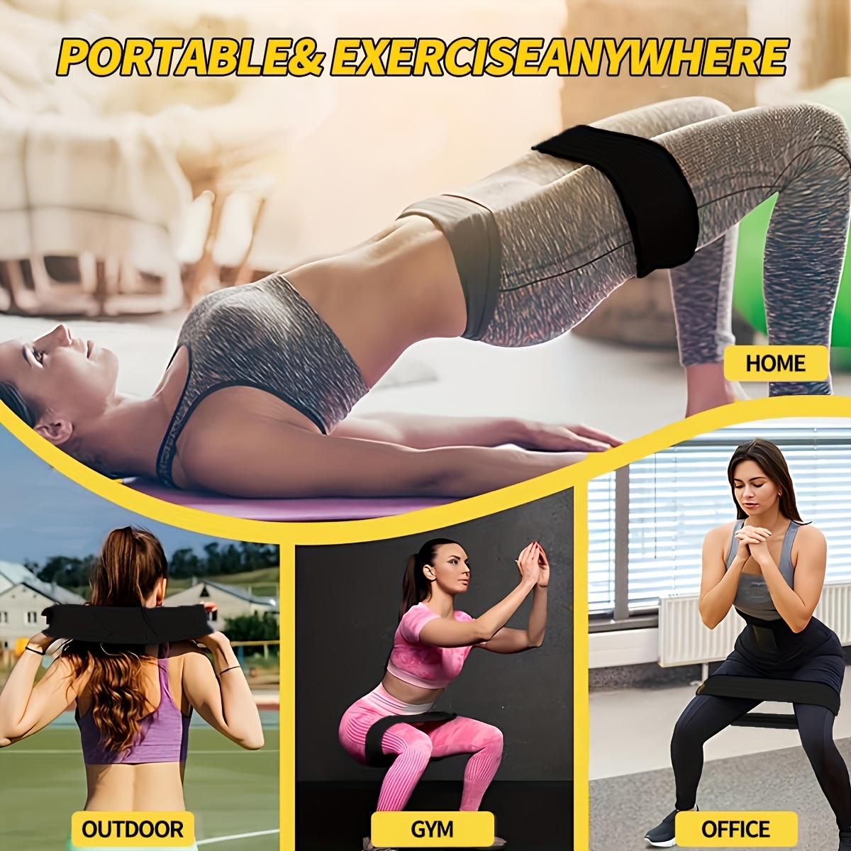 3PCS Resistance Bands Set, Ela - Pilates Bar Kit With Resistance Bands 评论和价格