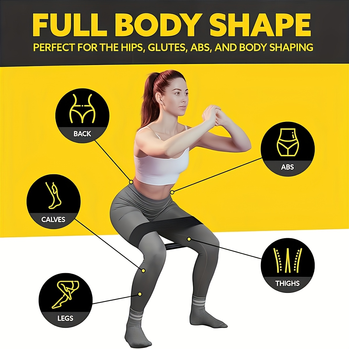 3PCS Resistance Bands Set, Ela - Pilates Bar Kit With Resistance Bands 评论和价格