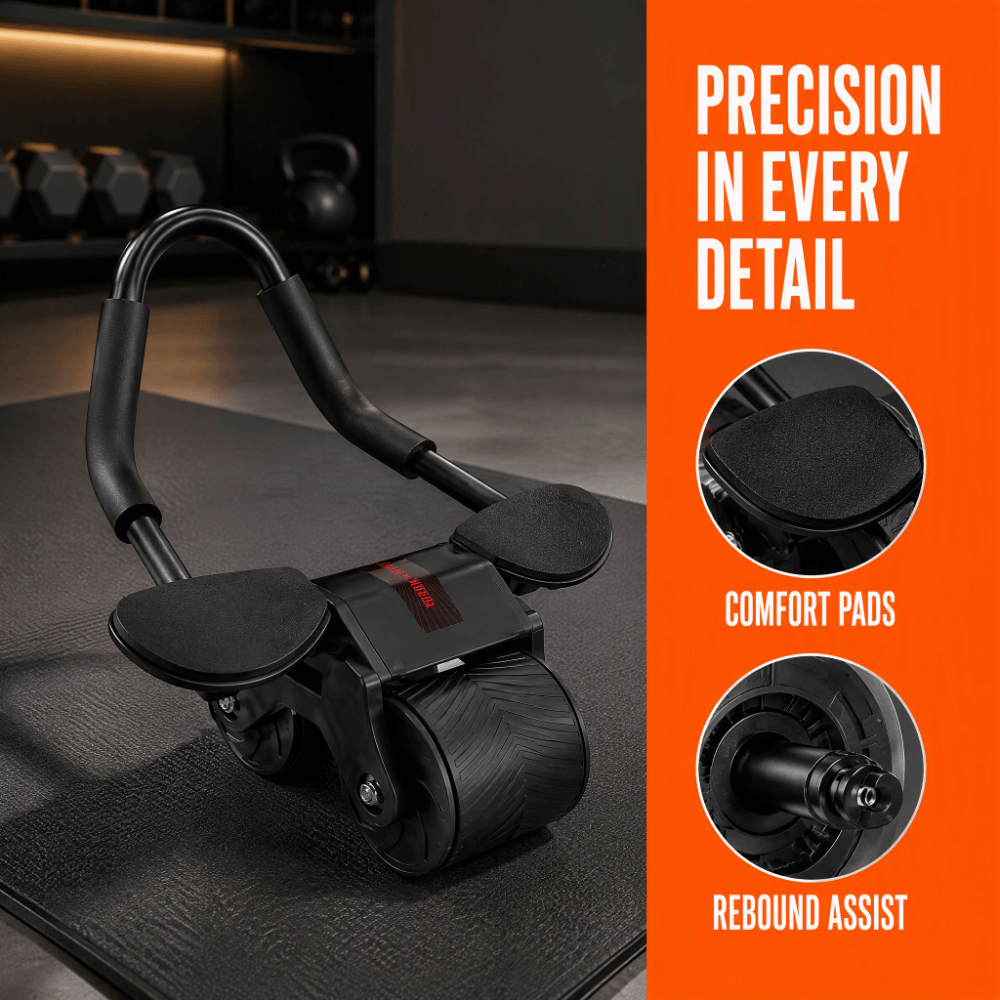 Steel ABS Automatic Rebound Ab - Ab Roller Wheel With Elbow Support 评论和价格