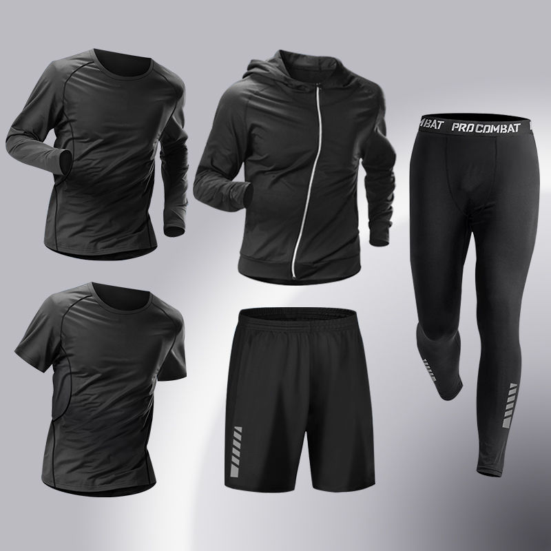 Men Five Piece Sports Set Hood - Cycling 评论和价格