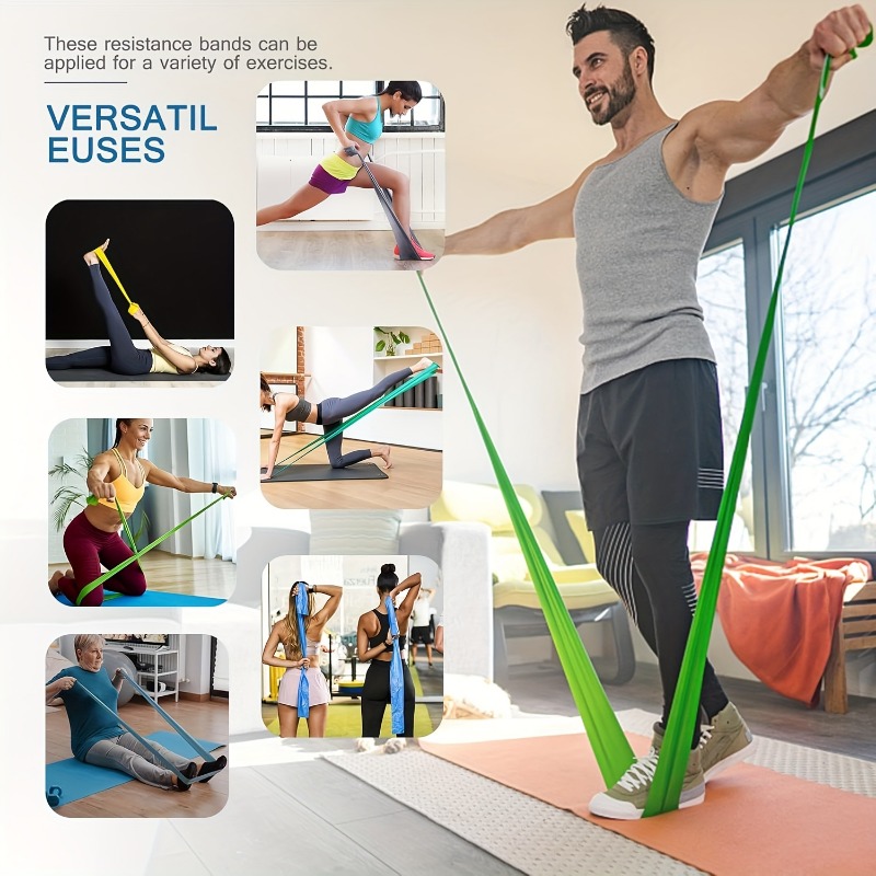 2/3/4/6 Pcs Yoga Resistance Ba - Pilates Bar Kit With Resistance Bands 评论和价格