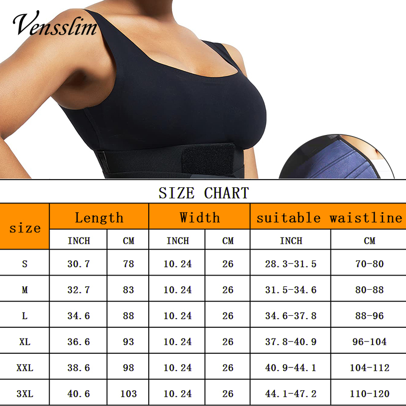 Vensslim Waist Trainer Cincher - Sweat Waist Trainer Belt Neoprene 评论和价格