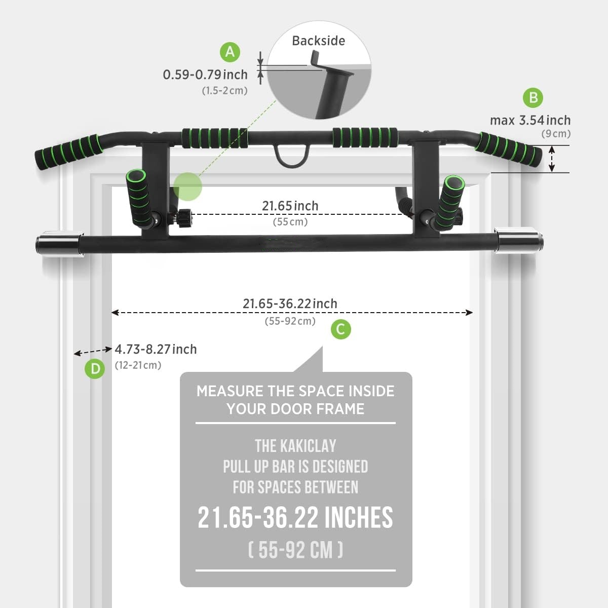 Wellshow Sport Doorway Pull up - Door Pull Up Bar No Screw 评论和价格