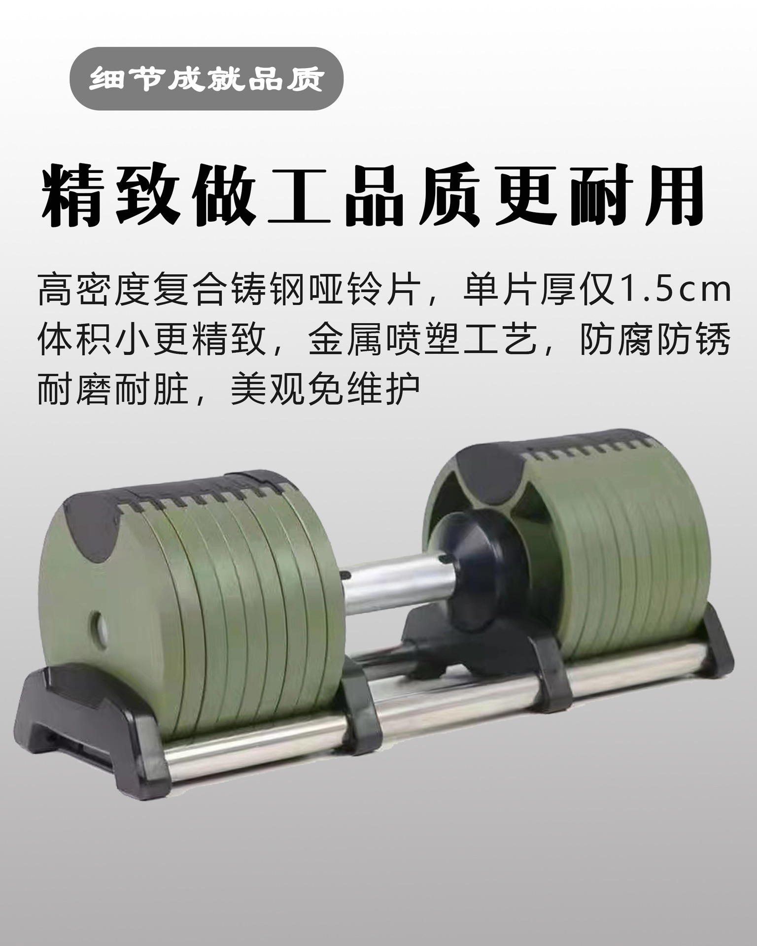 Cardio Fitness Exercise Equipm - Adjustable Dumbbell Pair 40Kg 评论和价格