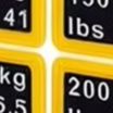 2pcs Yellow Weight Sticker Lab - Fitness Equipment 评论和价格