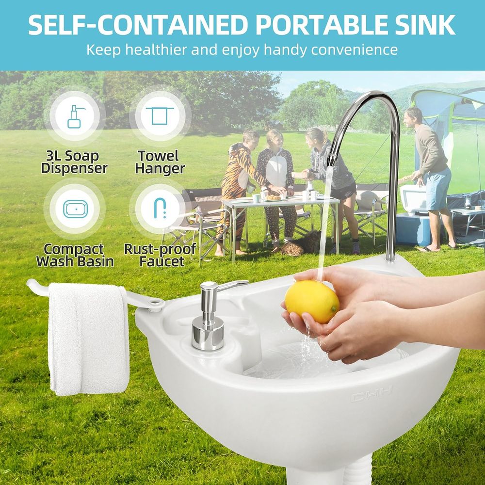 17L Portable Sink for Washing  - Camping 评论和价格