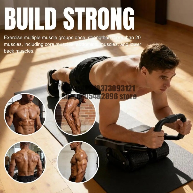 2 in 1 Ab Wheel Roller with El - Ab Roller Wheel With Elbow Support 评论和价格