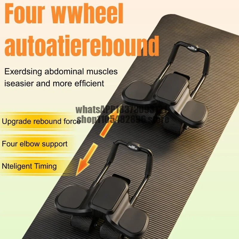 2 in 1 Ab Wheel Roller with El - Ab Roller Wheel With Elbow Support 评论和价格