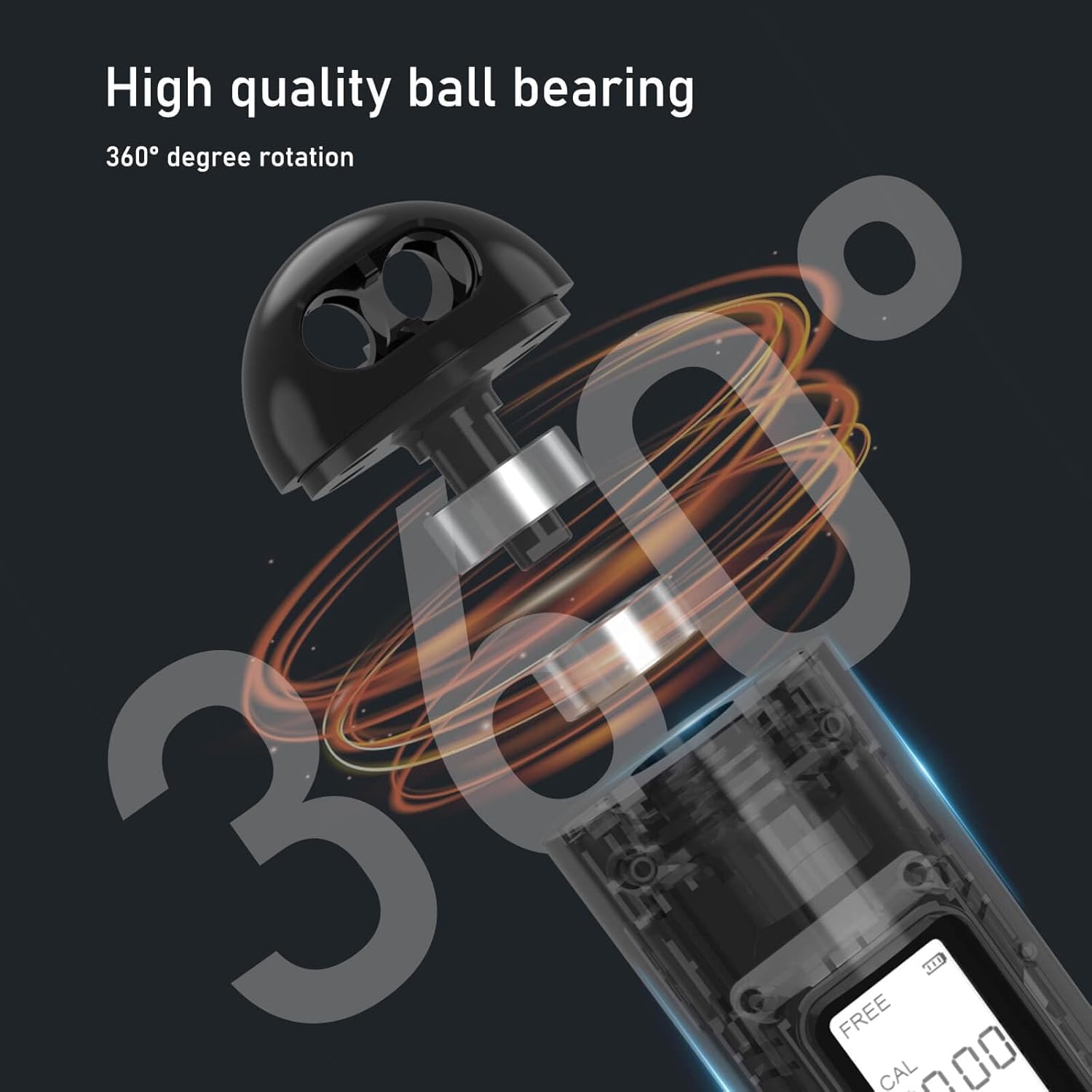 2-in-1 Smart Digital Weighted  - Smart Jump Rope Digital Counter 评论和价格