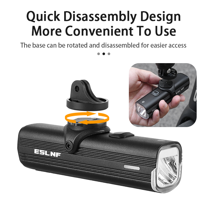 ESLNF Bicycle Front Light 1000 - Rechargeable Bicycle Headlight 1000 Lumen 评论和价格
