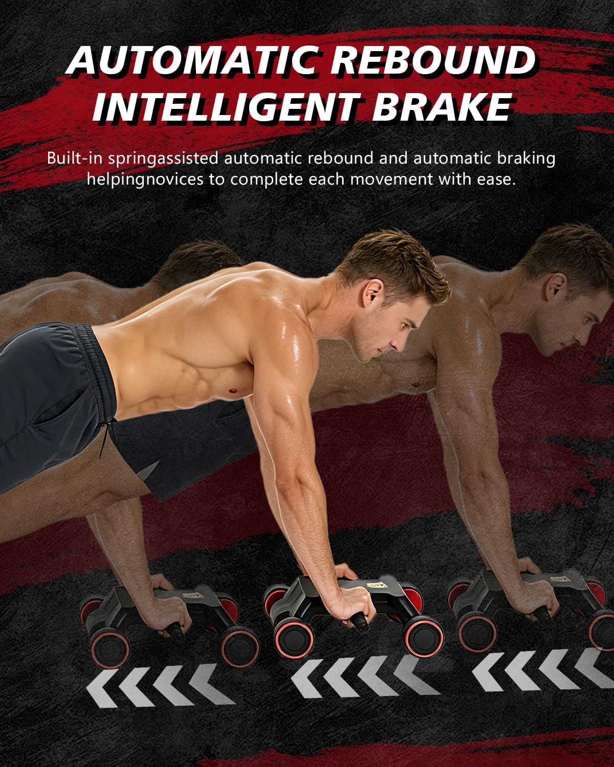 Ab Roller Wheel, Ab Roller, Up - Ab Roller Wheel With Elbow Support 评论和价格