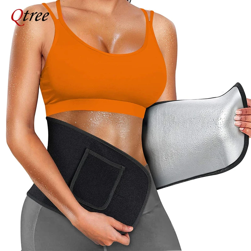Qtree Waist Cincher Body Shape - Sweat Waist Trainer Belt Neoprene 评论和价格