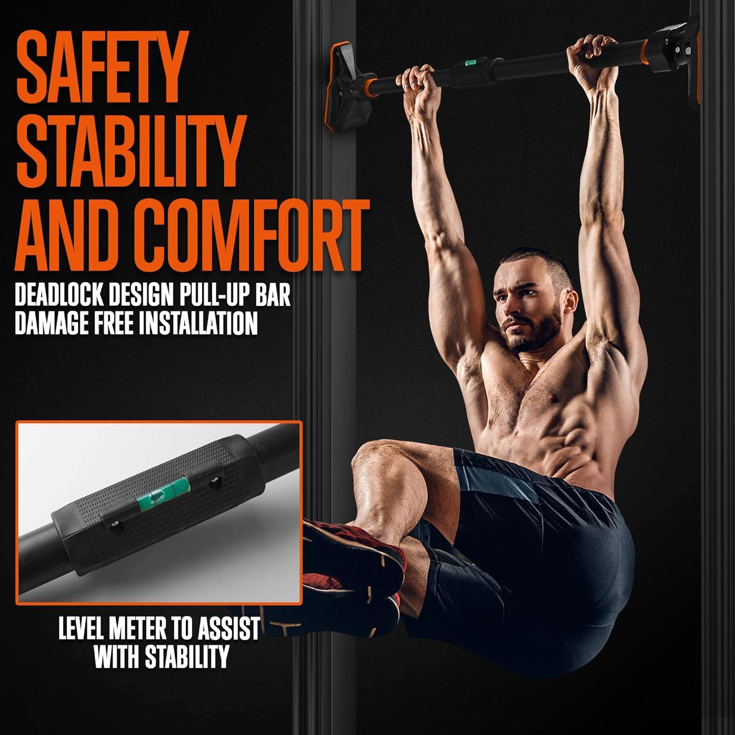 Pull Up/chin up Bar for Doorwa - Door Pull Up Bar No Screw 评论和价格