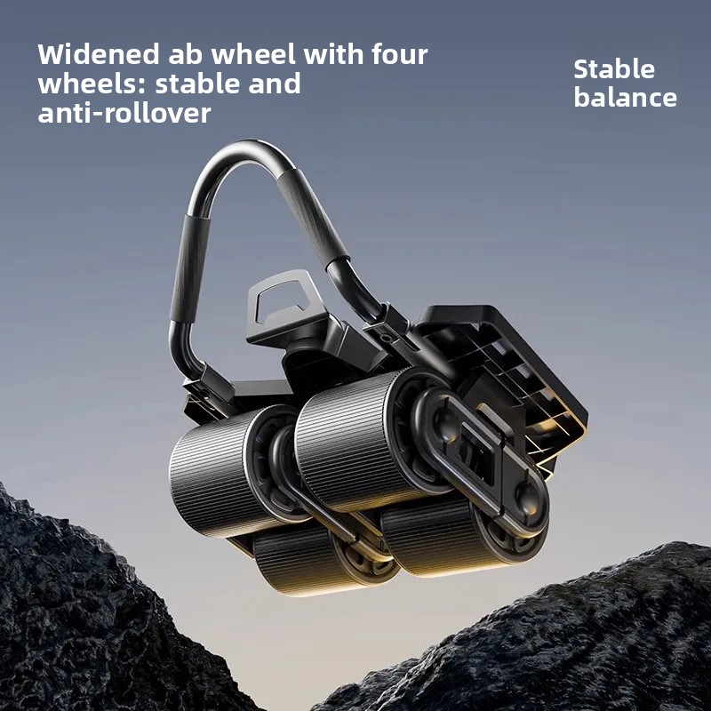 Auto Rebound 4 Wheel Ab Roller - Ab Roller Wheel With Elbow Support 评论和价格
