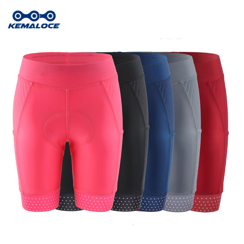 KEMALOCE Women Cycling Shorts  - Padded Cycling Shorts 5D Gel 评论和价格