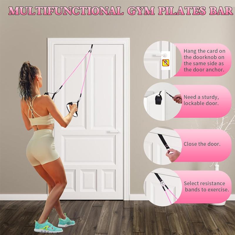 Multifunctional Pilates Bar Ki - Pilates Bar Kit With Resistance Bands 评论和价格