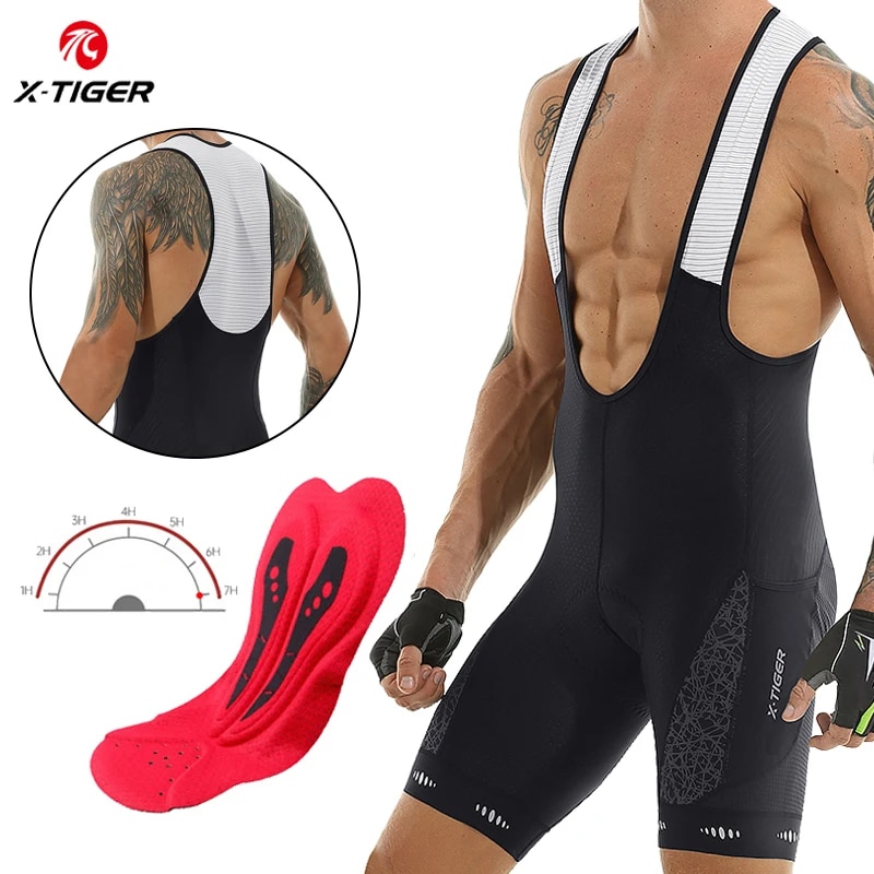 Cycling Bib Shorts 5D Gel Pad  - Padded Cycling Shorts 5D Gel 评论和价格
