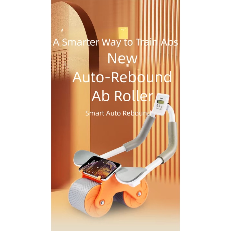 Auto Rebound Ab Roller Wheel w - Ab Roller Wheel With Elbow Support 评论和价格
