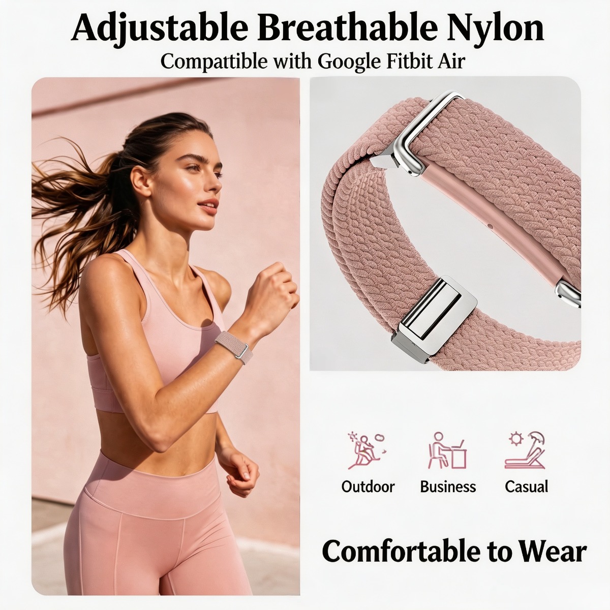 Nylon Wristband & Armband for  - Resistance Bands Set With Handles 评论和价格