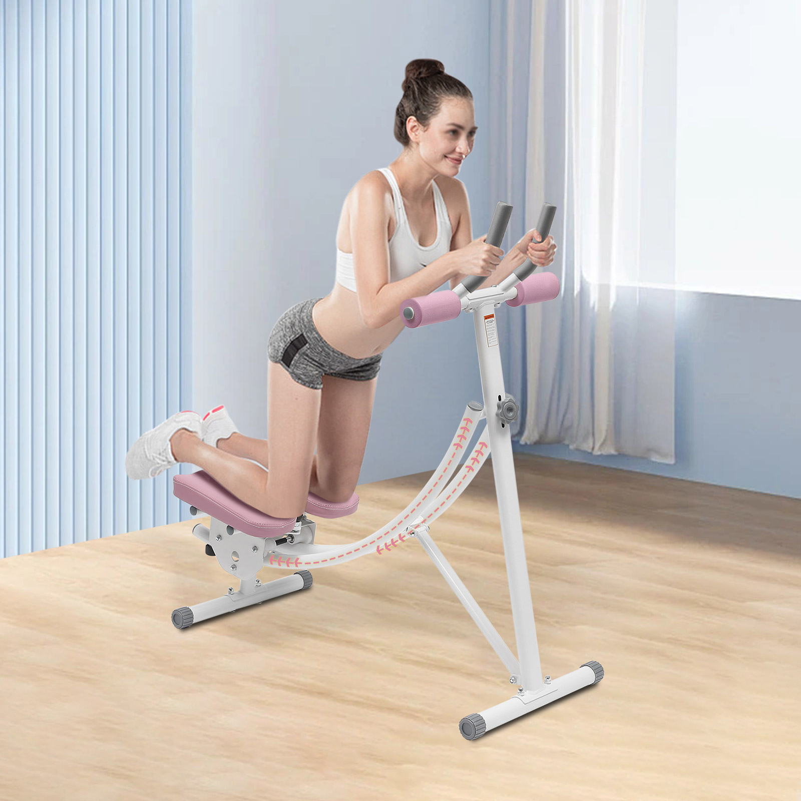 Ab Workout Machine Adjustable  - Ab Roller Wheel With Elbow Support 评论和价格