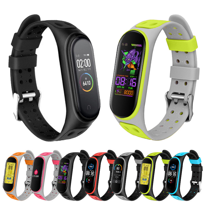 For Mi Band 3/4/5/6/7 Two Colo - Resistance Bands Set With Handles 评论和价格