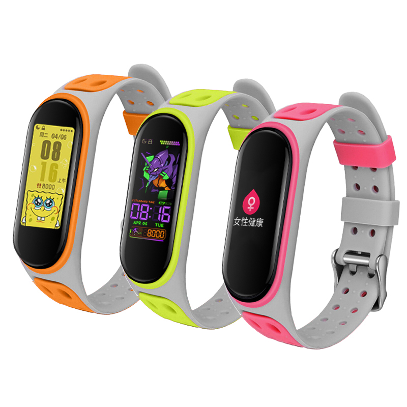 For Mi Band 3/4/5/6/7 Two Colo - Resistance Bands Set With Handles 评论和价格