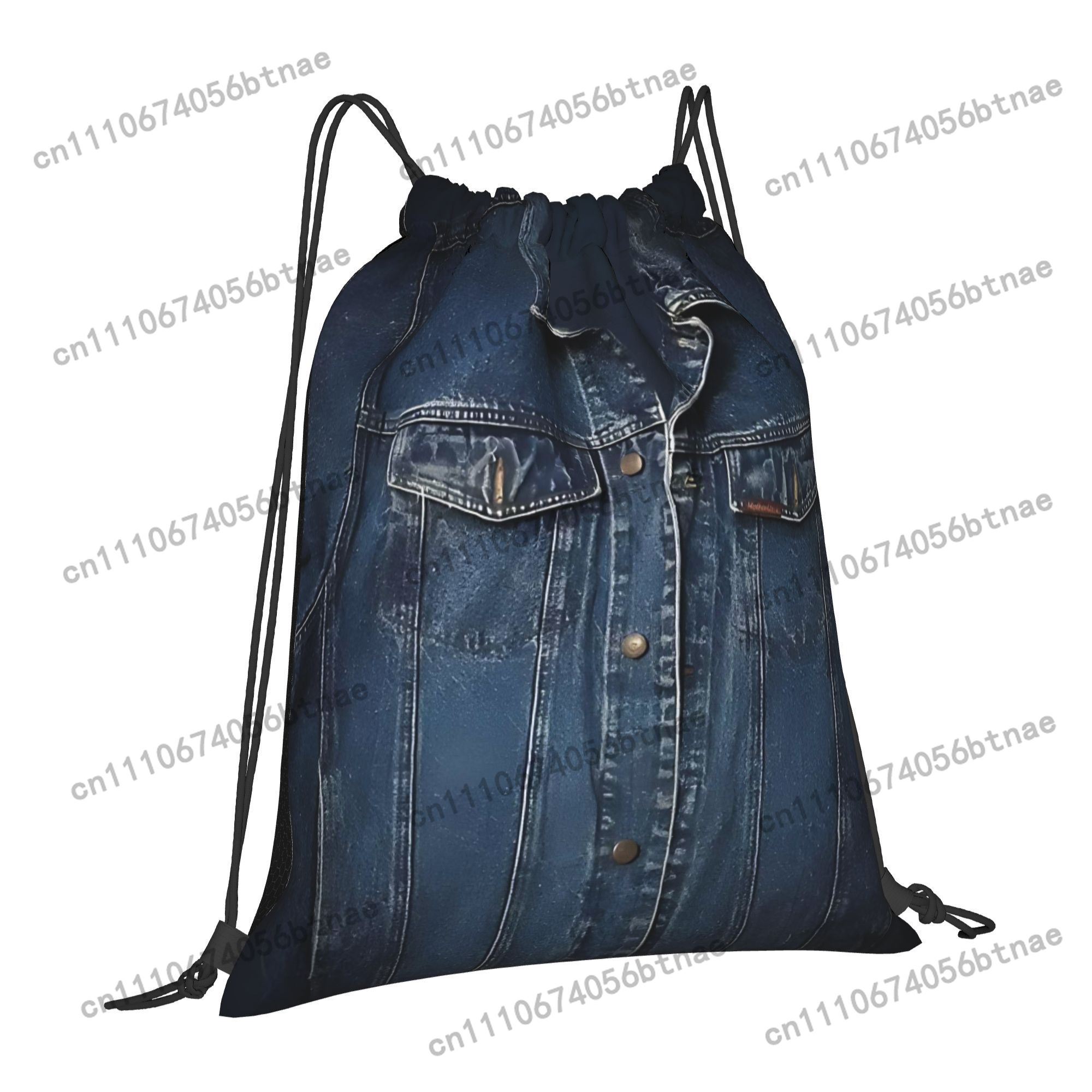 Denim Fashion Printed Drawstri - Cycling 评论和价格