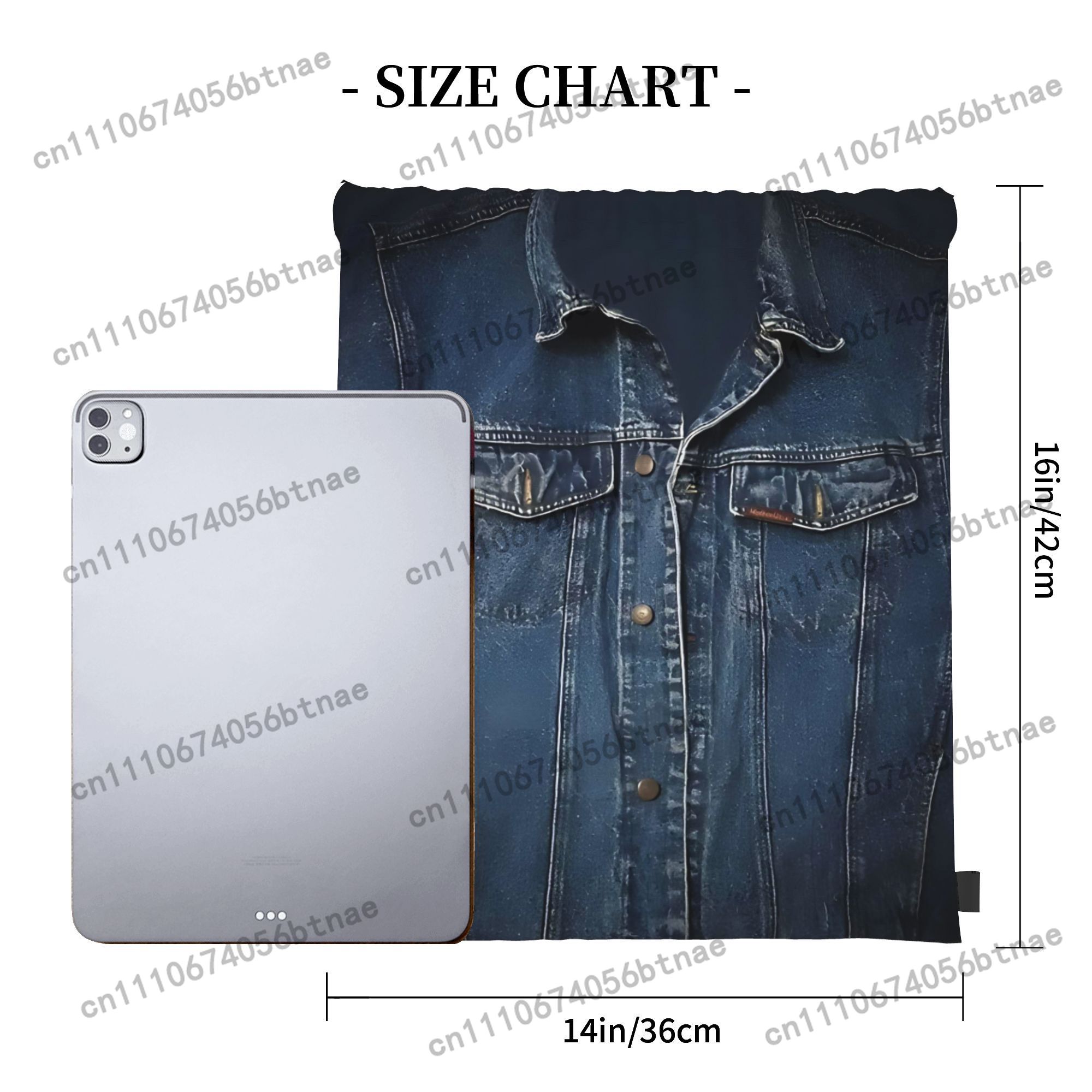 Denim Fashion Printed Drawstri - Cycling 评论和价格