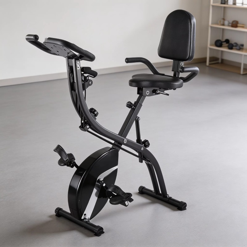 Home Fitness Folding Exercise  - Exercise Bike Magnetic Resistance 评论和价格