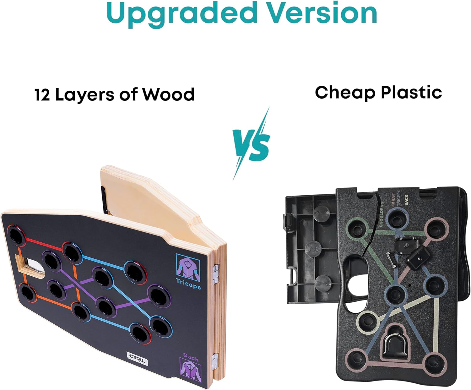 Multifunctional Foldable Woode - Push Up Board Foldable Multi Function 评论和价格
