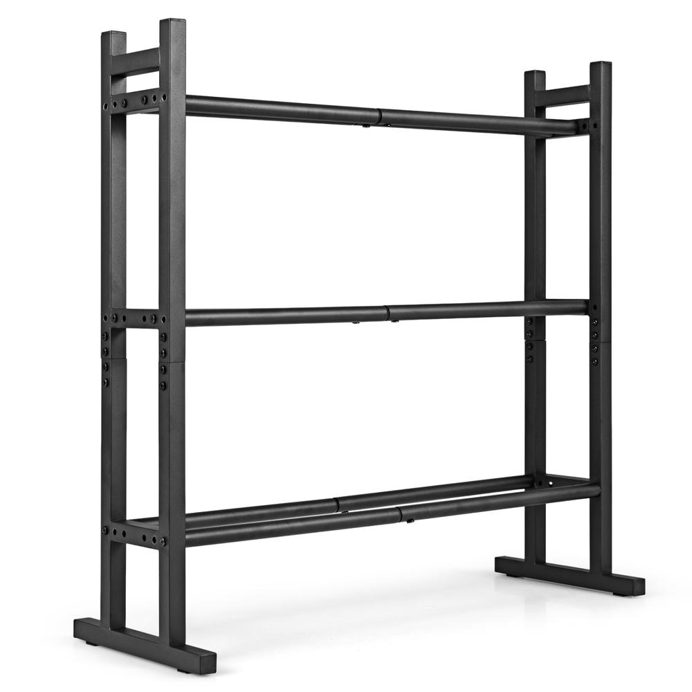 Heavy Duty 3-Tier Dumbbell Rac - Fitness Equipment 评论和价格