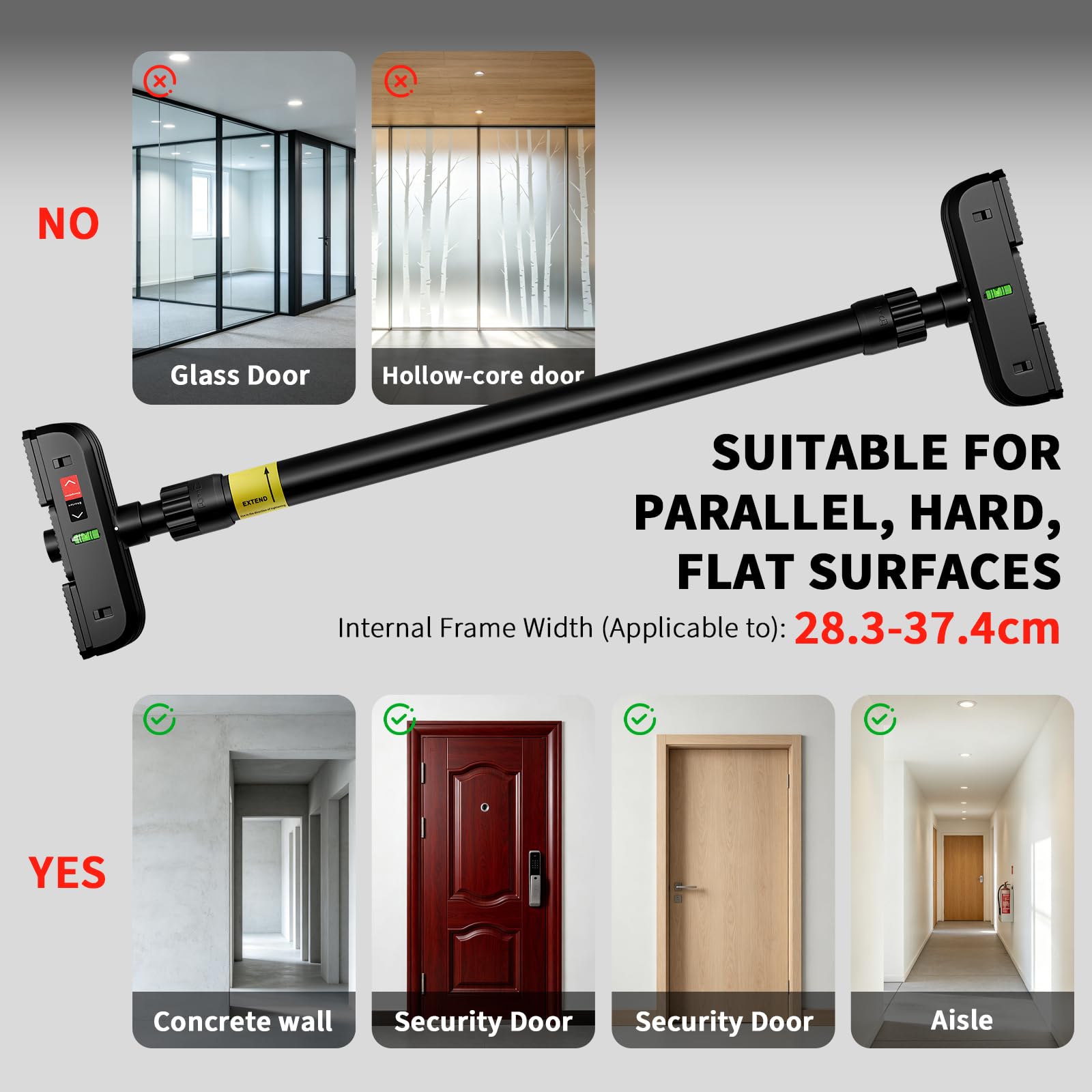 Pull Up Bar for Doorway, Door  - Door Pull Up Bar No Screw 评论和价格