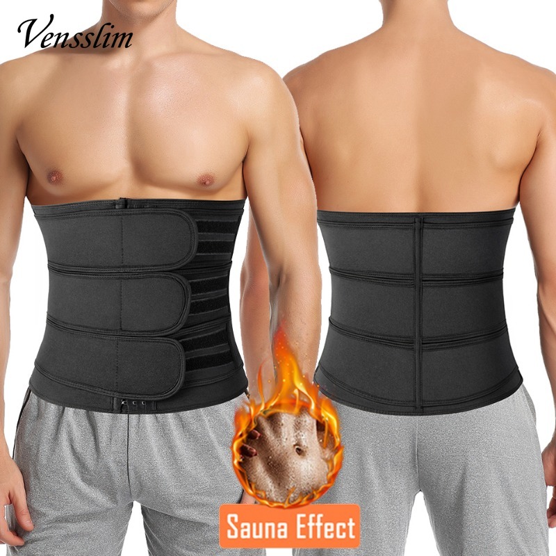 Vensslim Men Waist Trainer Tri - Sweat Waist Trainer Belt Neoprene 评论和价格